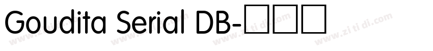 Goudita Serial DB字体转换